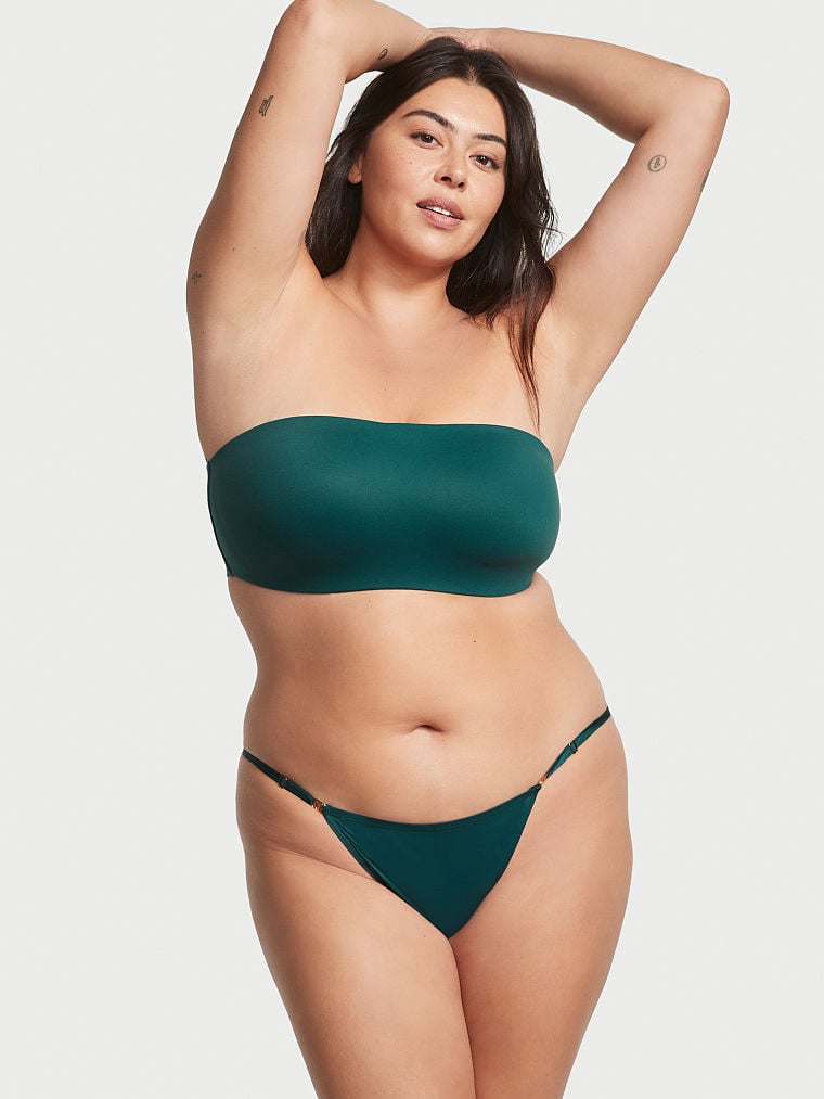 Green on sale strapless bra