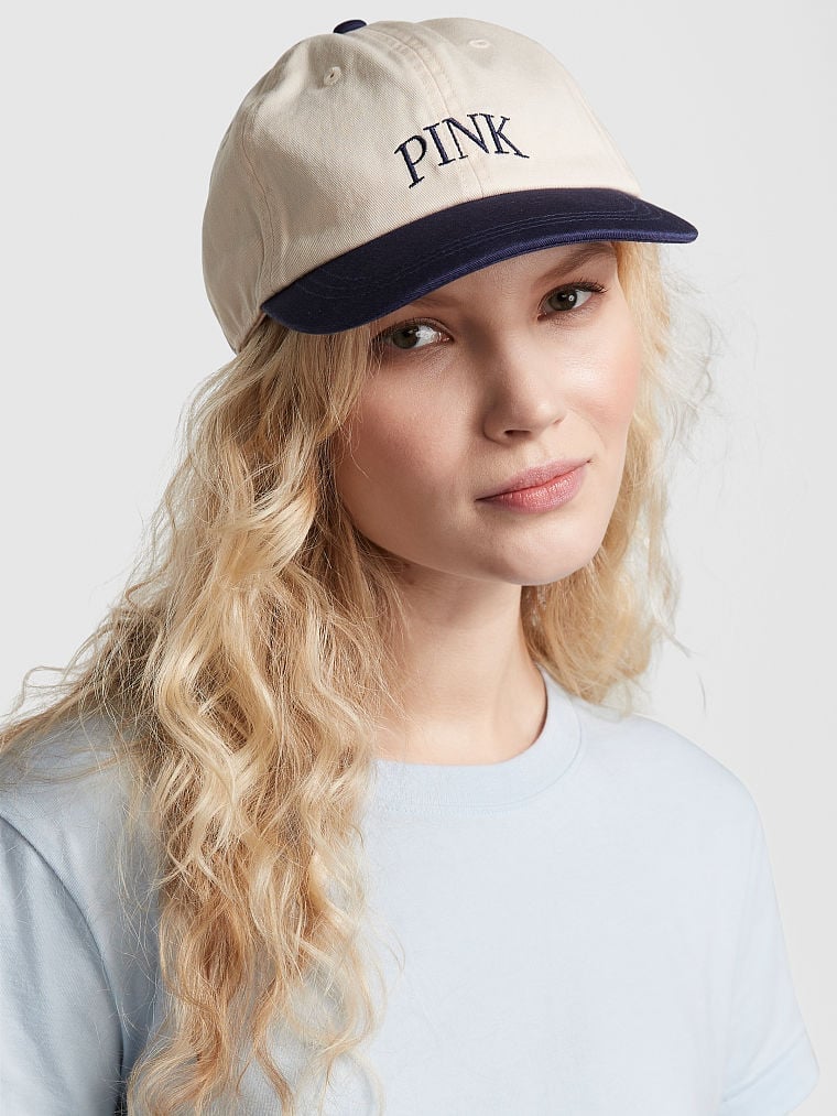 Pink baseball cap top