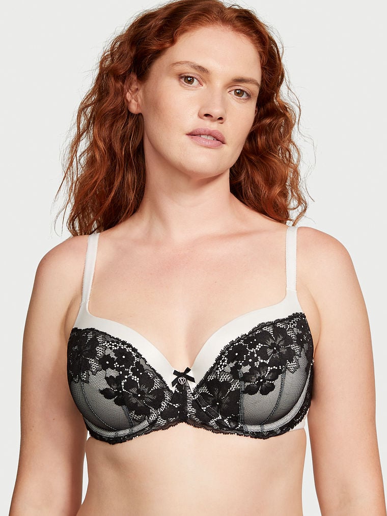 Buy Body By Victoria Lightly Lined Lace-Cup Demi Bra Online in Doha & Al  Wakrah