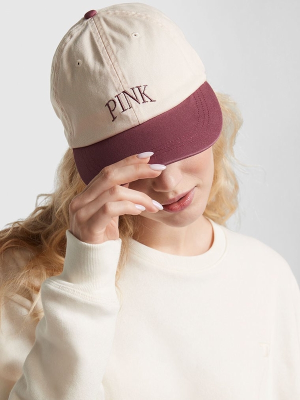 Pink beanie victoria's secret discount