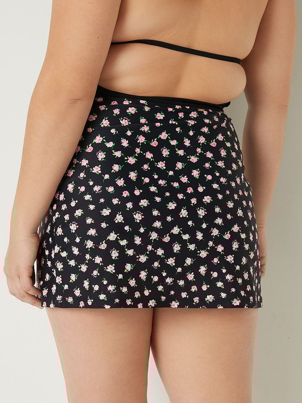 Mini skirt deals swim cover up