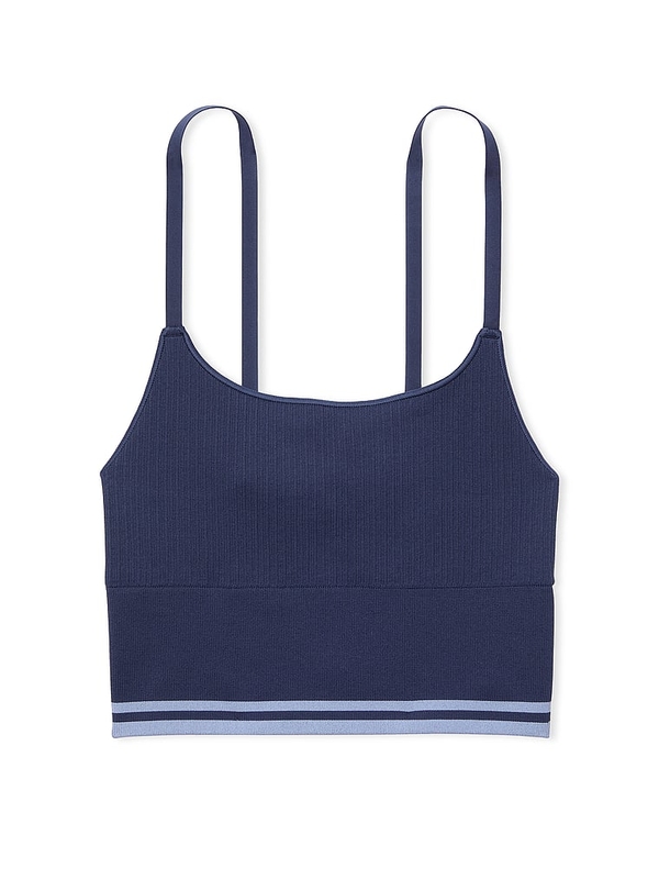 Buy Pink Seamless Longline Sports Bra online in Doha Victoria s Secret Qatar